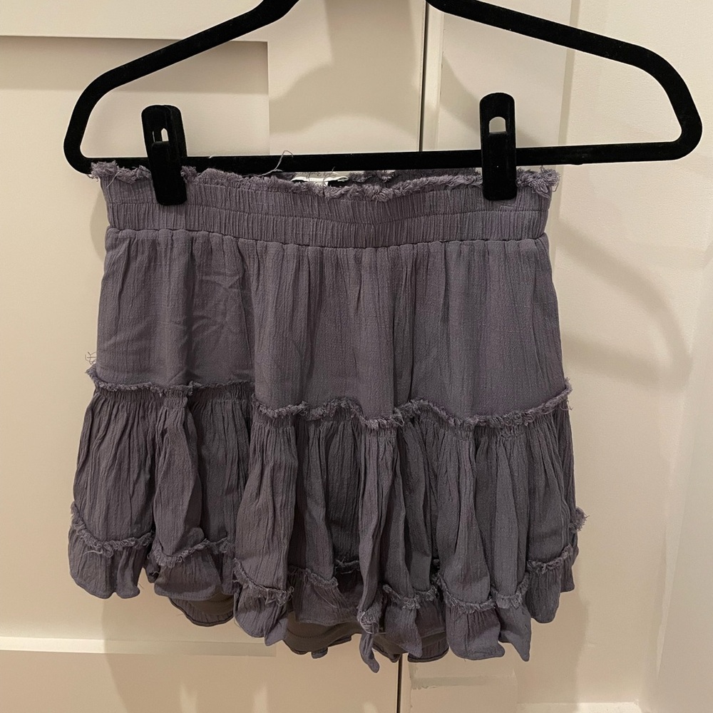 Purple Juniper Blu mini skirt - size small